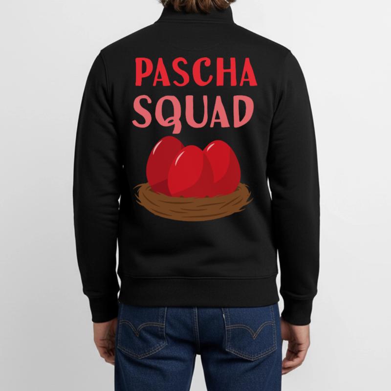 Greek Easter Pascha Squad Orthodox Easter Unisex Organic Zip Sweatshirt by Stanley/Stella