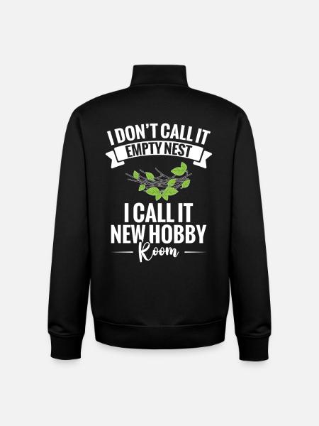Empty-Nest-Mama von Highschool-Absolvent Empty-Nester - Unisex Organic Zip Sweatshirt von Stanley/Stella - Schwarz