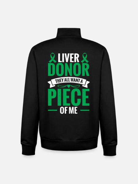Leberspende-Krieger-Lebertransplantation - Unisex Organic Zip Sweatshirt von Stanley/Stella - Schwarz