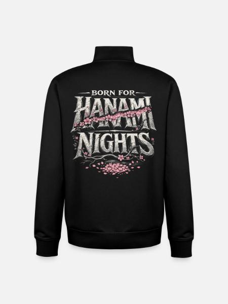 Cherry Blossom Sakura Cherry Blossom - Unisex Organic Zip Sweatshirt by Stanley/Stella - black