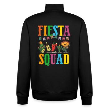 Fierté du Mexique & Maison Drapeau du Mexique - Sweat zippé unisexe en coton bio Stanley/Stella - noir - Dos - AI Model Male 185 light (185cm)