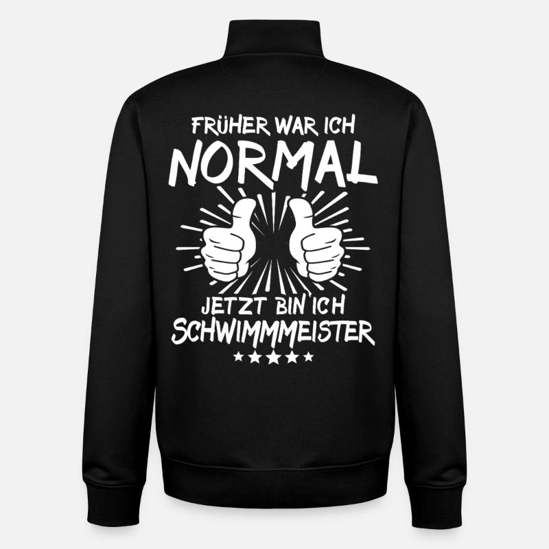 Schwimmmeister - Unisex Organic Zip Sweatshirt von Stanley/Stella - Schwarz