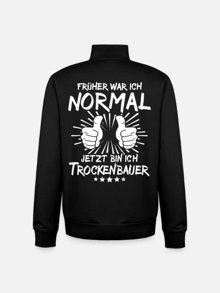 Trockenbauer - Unisex Organic Zip Sweatshirt von Stanley/Stella - Schwarz