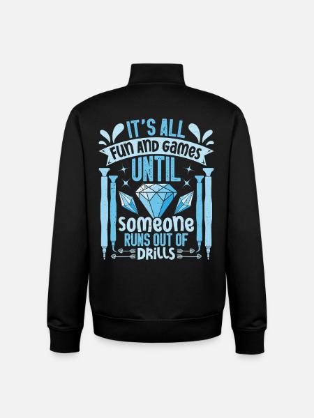  Diamond Painting Drill Collection Tools Diamond - Unisex Organic Zip Sweatshirt by Stanley/Stella - black