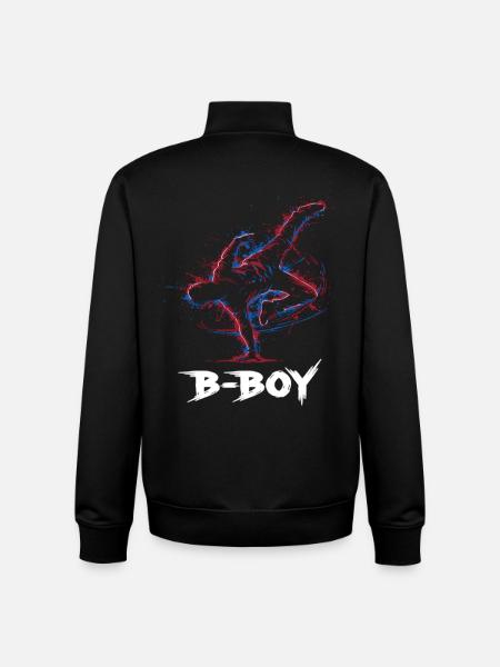 Breakdance B-Boy Street Dance Hip Hop - Unisex Organic Zip Sweatshirt by Stanley/Stella - black
