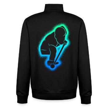 Billard Billiard Pool Herren Kinder Jungen Snooker - Unisex Organic Zip Sweatshirt von Stanley/Stella - Schwarz - Hinten - AI Model Male 185 light (185cm)