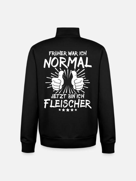Fleischer - Unisex Organic Zip Sweatshirt von Stanley/Stella - Schwarz