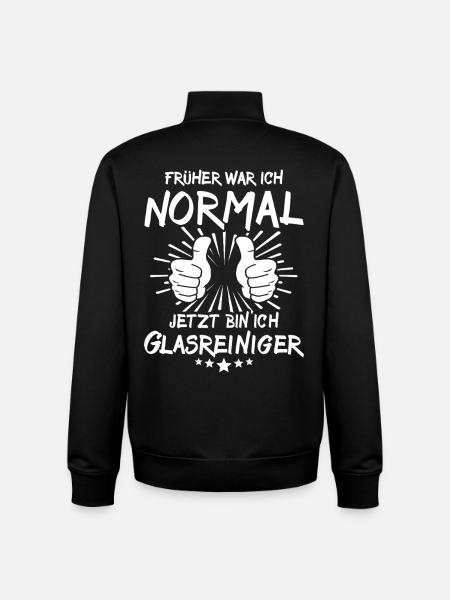 Glasreiniger - Unisex Organic Zip Sweatshirt von Stanley/Stella - Schwarz