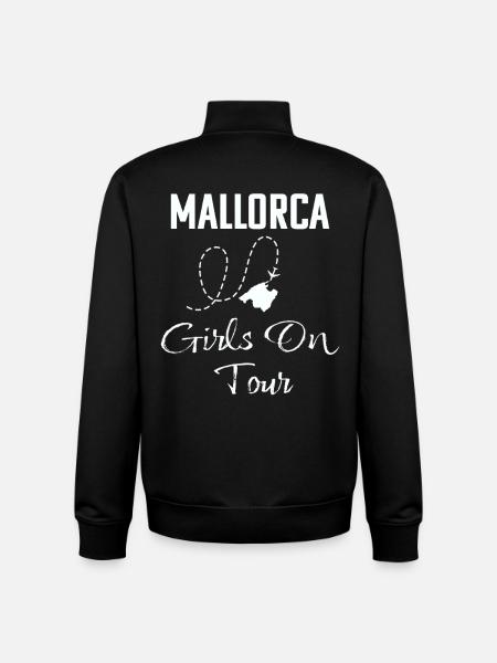 Mallorca, Girls on Tour - Unisex Organic Zip Sweatshirt by Stanley/Stella - black