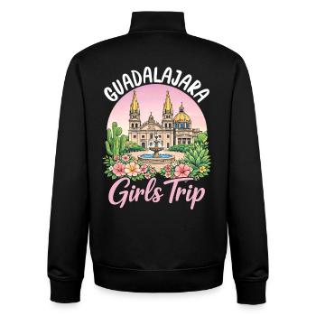 Guadalajara Girls Trip - Unisex Organic Zip Sweatshirt von Stanley/Stella - Schwarz - Hinten - AI Model Male 185 light (185cm)
