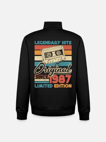 Original seit 1987 - Unisex Organic Zip Sweatshirt von Stanley/Stella - Schwarz