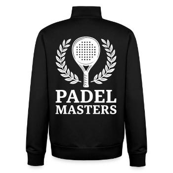 Padel Masters Professional Sports Look - Unisex Organic Zip Sweatshirt by Stanley/Stella - black - Back - AI Model Male 185 light (185cm)