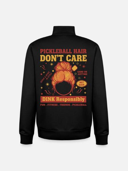 Pickleball Lustiger Pickleball Liebe - Unisex Organic Zip Sweatshirt von Stanley/Stella - Schwarz