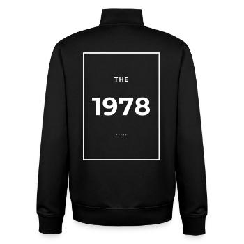 1978 - Legendär seit 1978 Limitierte Ausgabe 1978 - Unisex Organic Zip Sweatshirt von Stanley/Stella - Schwarz - Hinten - AI Model Male 185 light (185cm)