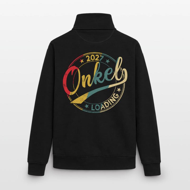 Uncle 2027 Loading Expectant Uncle 2027 Unisex Organic Zip Sweatshirt by Stanley/Stella