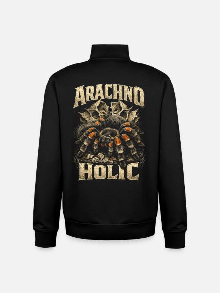 Tarantula Arachno Holic - Unisex Organic Zip Sweatshirt by Stanley/Stella - black