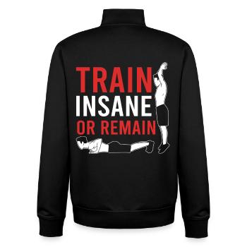 Fitness Trainers Personal Trainers - Unisex Organic Zip Sweatshirt by Stanley/Stella - black - Back - AI Model Male 185 light (185cm)