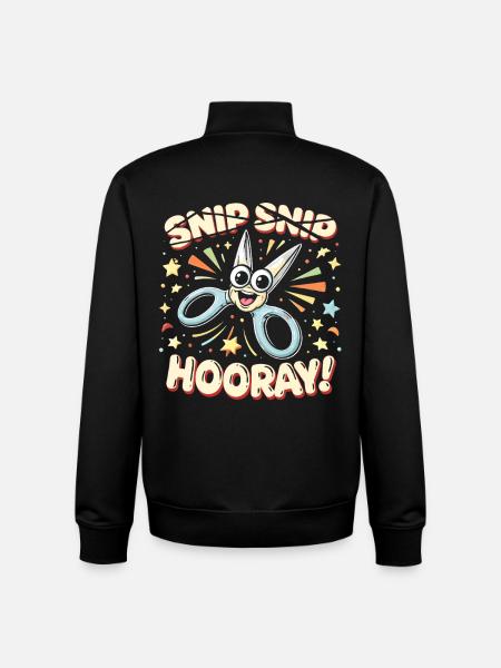 Vasectomy - Unisex Organic Zip Sweatshirt by Stanley/Stella - black