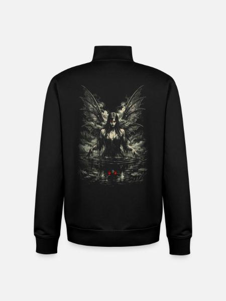 Fairycore Fee Gotisch - Unisex Organic Zip Sweatshirt von Stanley/Stella - Schwarz