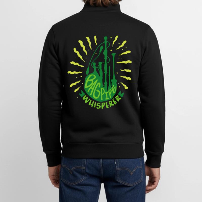 cornemuses cornemuse chuchoteur Sweat zippé unisexe en coton bio Stanley/Stella
