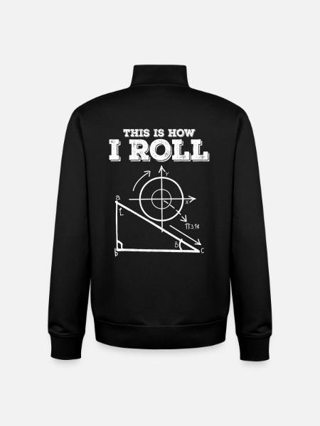 So mache ich ein Mathediagramm - Unisex Organic Zip Sweatshirt von Stanley/Stella - Schwarz