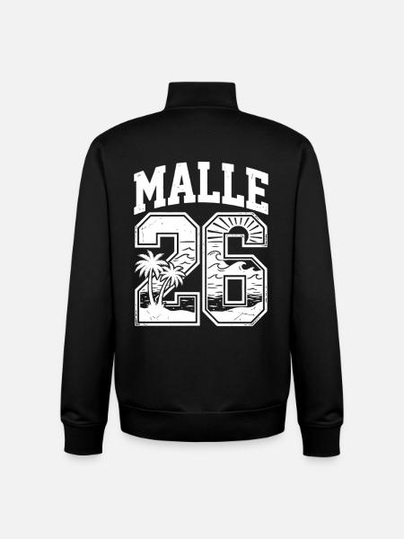 Malle 2026 Jersey Summer Mallorca - Unisex Organic Zip Sweatshirt by Stanley/Stella - black