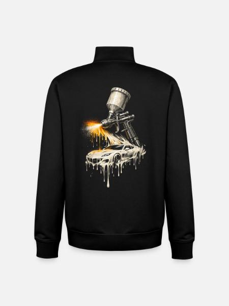 Vehicle Painter Car Painter Painter - Unisex Organic Zip Sweatshirt by Stanley/Stella - black