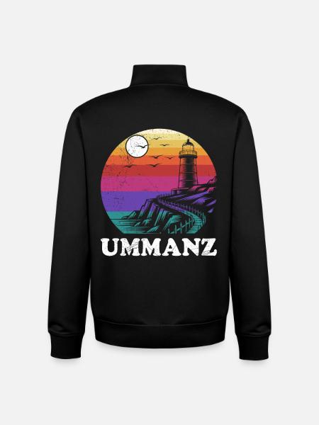 Ummanz Souvenier UMMANZ Lighthouse Funny - Unisex Organic Zip Sweatshirt by Stanley/Stella - black