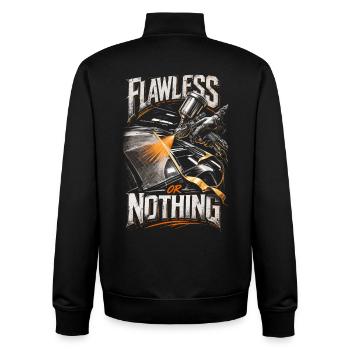 Peintre de véhicules Peintre de voitures Peintre - Sweat zippé unisexe en coton bio Stanley/Stella - noir - Dos - AI Model Male 185 light (185cm)