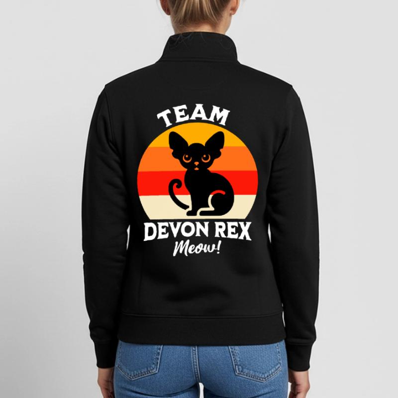 Équipe Devon Rex Sweat zippé unisexe en coton bio Stanley/Stella