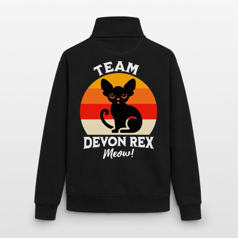 Équipe Devon Rex Sweat zippé unisexe en coton bio Stanley/Stella