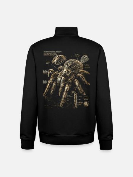 Tarantula - Unisex Organic Zip Sweatshirt by Stanley/Stella - black