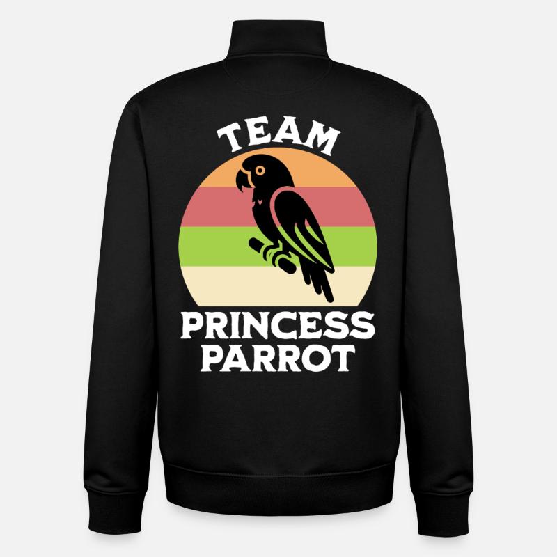 Team Alexandrasittich - Unisex Organic Zip Sweatshirt by Stanley/Stella - black