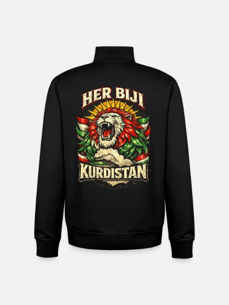 Her Biji Kurdistan Kurde Kurden - Unisex Organic Zip Sweatshirt von Stanley/Stella - Schwarz