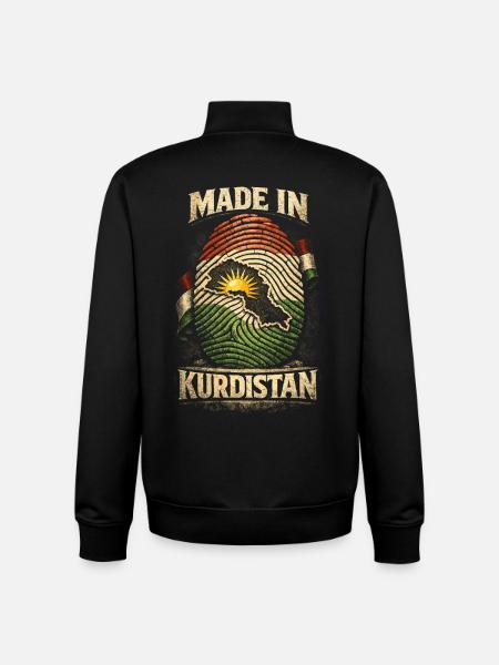 Made In Kurdistan Kurde Kurden - Unisex Organic Zip Sweatshirt von Stanley/Stella - Schwarz