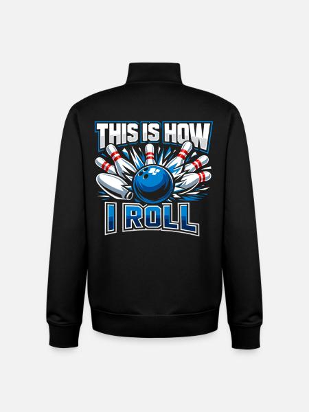 This Is How I Roll - Unisex Organic Zip Sweatshirt von Stanley/Stella - Schwarz