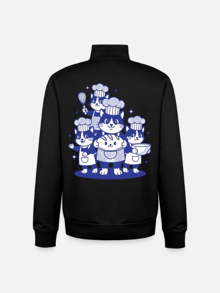 Sauerteigbrot Backbäcker Starter Lokale Ära - Unisex Organic Zip Sweatshirt von Stanley/Stella - Schwarz