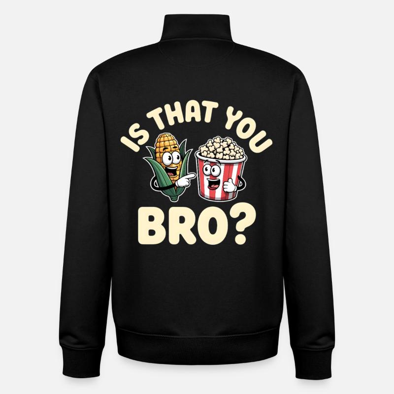 C’est toi, mec ? - Sweat zippé unisexe en coton bio Stanley/Stella - noir