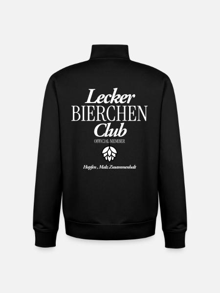 Lecker Bierchen CLub - Unisex Organic Zip Sweatshirt von Stanley/Stella - Schwarz