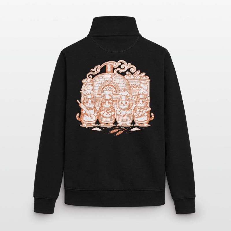 sourdough Bread Baking Baker Sourdough Bread Unisex Organic Zip Sweatshirt by Stanley/Stella