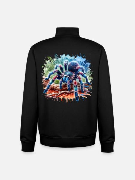 Gooty Saphir Tarantel Geschenk - Unisex Organic Zip Sweatshirt von Stanley/Stella - Schwarz