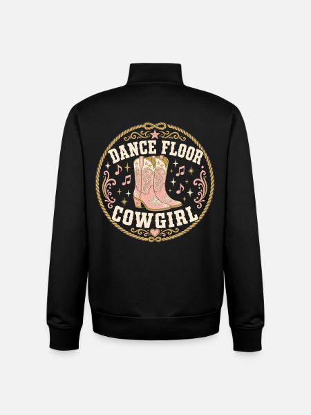 Dance Floor Western - Unisex Organic Zip Sweatshirt by Stanley/Stella - black