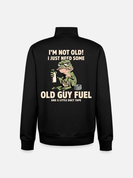 Frog Fuel Duct Tape Tee - Unisex Organic Zip Sweatshirt by Stanley/Stella - black
