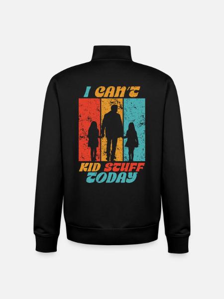 Single Dad Single Dad - Unisex Organic Zip Sweatshirt by Stanley/Stella - black