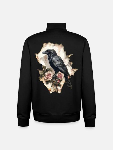Raven - Unisex Organic Zip Sweatshirt by Stanley/Stella - black