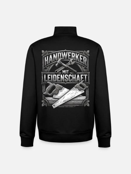Handwerker Leidenschaft Qualität Tradition - Unisex Organic Zip Sweatshirt von Stanley/Stella - Schwarz