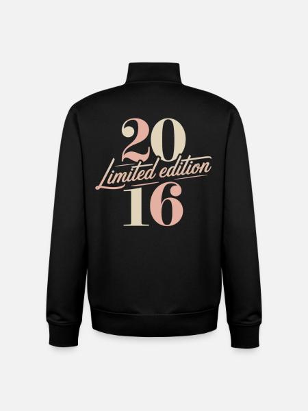 Anniversaire édition limitée 2016 - Sweat zippé unisexe en coton bio Stanley/Stella - noir