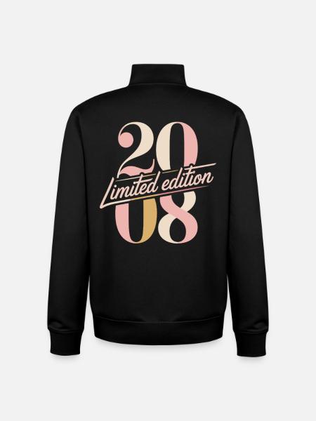 Anniversaire édition limitée 2008 - Sweat zippé unisexe en coton bio Stanley/Stella - noir