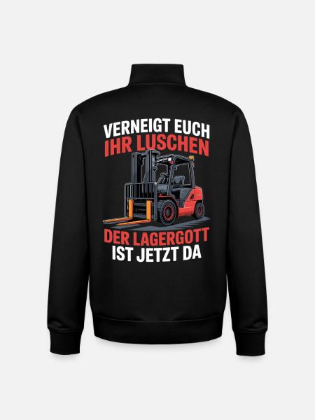 Lagerist - Unisex Organic Zip Sweatshirt von Stanley/Stella - Schwarz