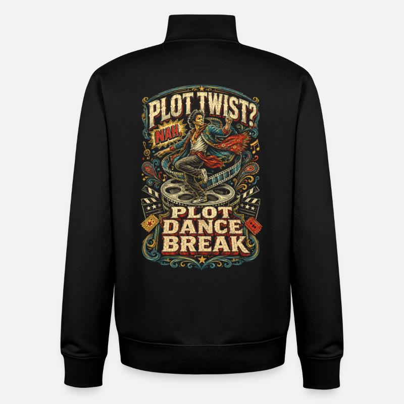 Bollywood Plot Dance Break - Unisex Organic Zip Sweatshirt von Stanley/Stella - Schwarz